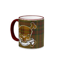 Finnegan Tartan Skull Mug