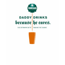 FINNEGANS Classic Daddy Drinks Ladies T-shirt