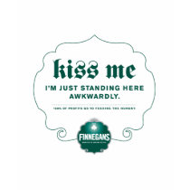 FINNEGANS Classic Kiss Me Ladies T-Shirt