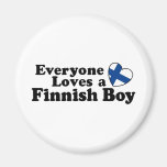 Finnish Boy Refrigerator Magnet