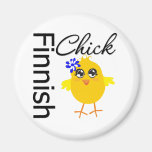 Finnish Chick Refrigerator Magnet