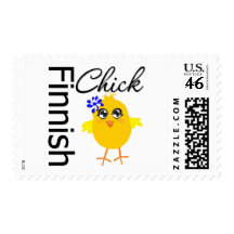 Finnish Chick Stamp