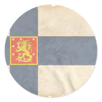 Finnish Coat of Arms Flag Sticker