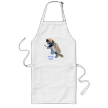 "Finnish Cook" Kitchen Witch Riding Spoon apron