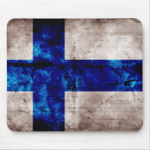 Finnish Flag Mousepad