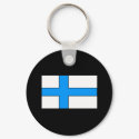 Finnish Flag T-shirts and Gifts keychains