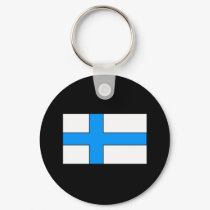 Finnish Flag T-shirts and Gifts keychains
