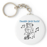 Finnish Girls Rock Keychains