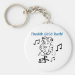 Finnish Girls Rock Keychains