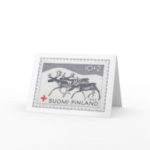 Finnish Reindeer Stamp Cards