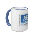Finnish Snowflake Stamp Mug by nordia Finnish Snowflake Stamp Mug