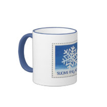 Finnish Snowflake Stamp Mug
