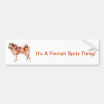 Finnish Spitz Bumper Sticker