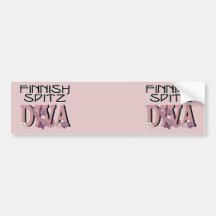 Finnish Spitz DIVA Bumper Sticker