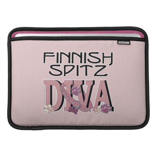 Finnish Spitz DIVA MacBook Air Sleeves