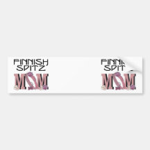 Finnish Spitz MOM Bumper Sticker