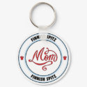 FINNISH SPITZ mom keychain