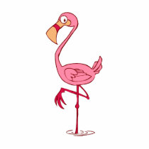 Finny Flamingo Photo Sculpture