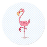 Finny Flamingo Stickers
