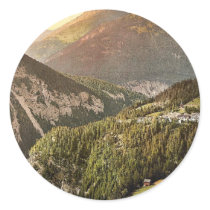 Finstermunz (Old) II, Tyrol, Austro-Hungary classi Round Sticker