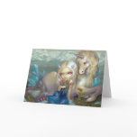 "Fiona and the Unicorn" Greeting Card