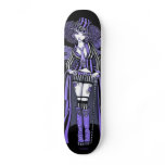 Fiona Purple Steampunk Couture Fairy Skate Deck