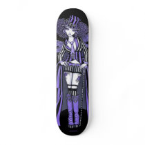 Fiona Purple Steampunk Couture Fairy Skate Deck