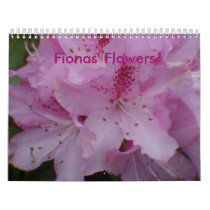 Fionas' Flowers Wall Calendar