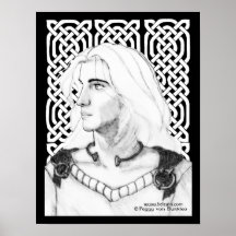 Fionn Mac Cool Celtic Art Prints