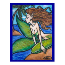 Fionn Mermaid Postcard postcards