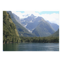 Fiordland National Park, New Zealand Personalized Invitation