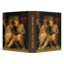 Fiorentino's Two Cherubs Reading binders by MasterpieceCafe Fiorentino's Two Cherubs Reading binders