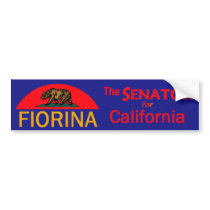Fiorina 2010 Senator Bumper Sticker