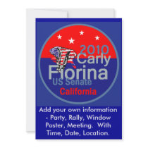 Fiorina 2010 Senator Invitation