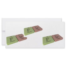 Fir as F Fluorine and Ir Iridium Custom Rack Card