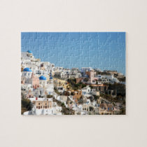 fira, island of oia santorini, greece puzzles