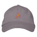 Fire #1 Letter A embroidered hats