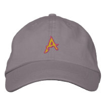 Fire #1 Letter A embroidered hats