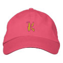 Fire #1 Letter K embroidered hats