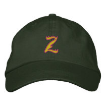 Fire #1 Letter Z embroidered hats