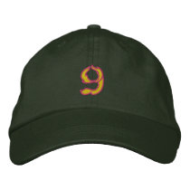 Fire #1 Number 9 embroidered hats