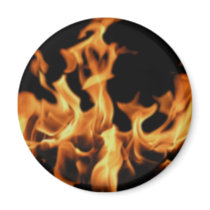 Fire-A Fridge Magnet