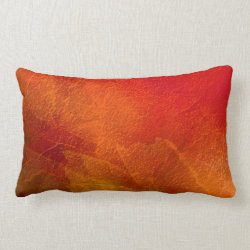Fire - Abstract Art in Orange, Yellow, Red Throw Pillows
