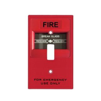 Fire Alarm Light Switch Plate