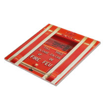Fire alarm tile