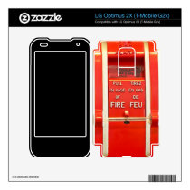 Fire alarm Zazzle Skin Decal For Lg Optimus 2x
