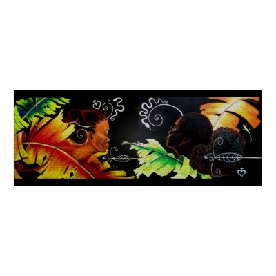 Fire and Bliss - Mosaic Posters by haitianart
