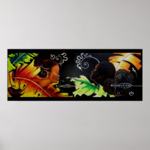 Fire and Bliss - Mosaic Posters