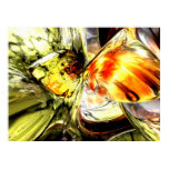 Fire and Desire Abstract Poster