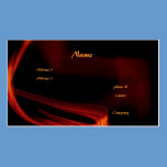Fire and Flames Business Card business cards
